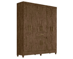 Ropero Portugal 204 x 165 x 47 cm Castaño W con Patas con Patas Vol 2