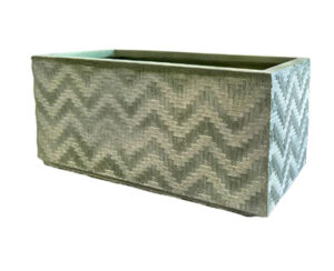 MACETA JARDINERA MEDIANA 31X30.5X65.5CM PESO 9KG ART. FE10167