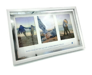 Portarretrato Triple 10 x 15 cm con Luz Led