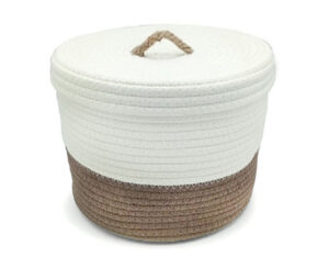 Cesto con Tapa Mediana 25 x 20 cm