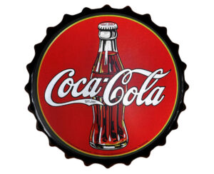 Adorno Tapa Botella Marcas 34 cm Coca Cola