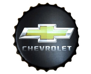 Adorno Tapa Botella Marcas 34 cm Chevrolet