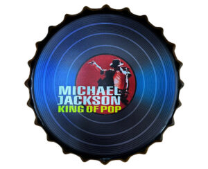 Adorno Tapa Botella Marcas 34 cm Michael Jackson