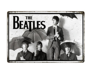 Chapa con frases 20 x 30 cm The Beatles