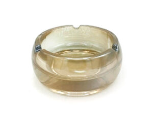 Cenicero Liso de Vidrio Tornasolado