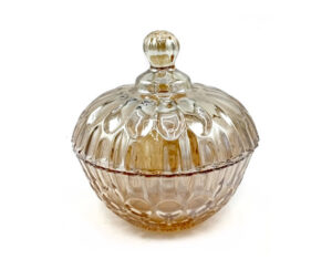 Caramelera de Vidrio Tornasolado 15 cm