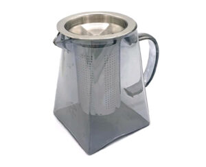 Tetera Cafetera Piramidal Vidrio Oscuro con Filtro Infusor 950 ml