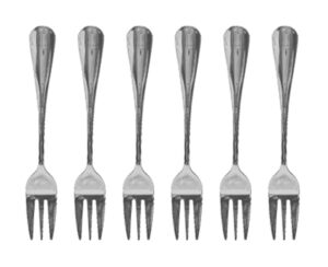 Tenedor Copetin de Acero Inox. x 6
