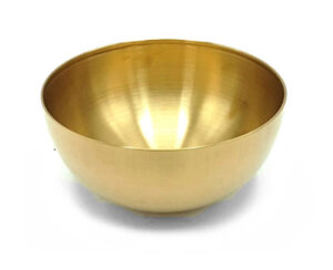 Bowl de Acero Dorado 24 cm
