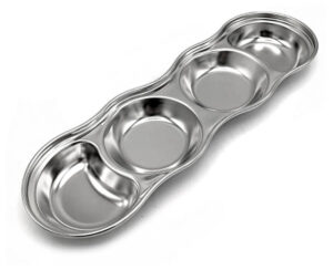 Copetinero de Acero 4 Divisiones