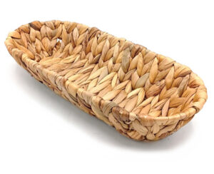 Canasta Oval Grande 41 x 22 x 10 cm Hoja Platano