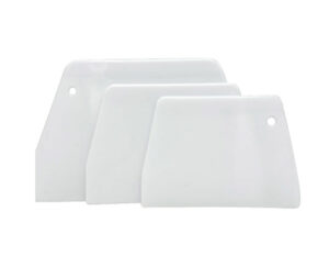 Set x 3 Espatula Plastica Tipo Rasqueta