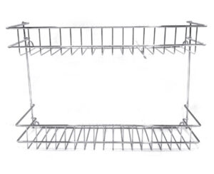 Estante Doble Acero Cromado 44.5 x 13 x 30 cm