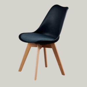 Silla Tulip Patas Haya con almohad?n