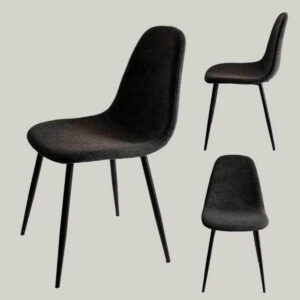 Silla Lanin Gris Oscuro Patas