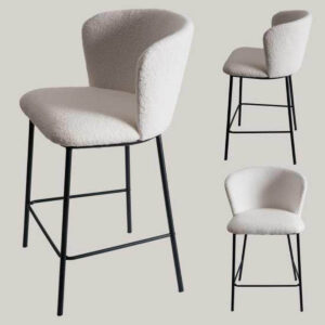 Banqueta Teddy Natural Patas