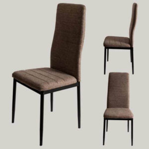 Silla Elem Tapizada Beige Pata