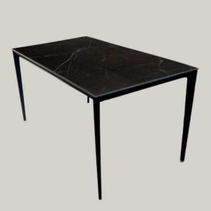 Mesa Simil Marmol Negra 140 x 80 cm