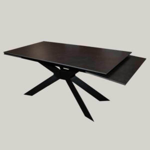 Mesa Simil Marmol Gris Extensible 160/240 x 90 cm