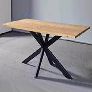 Mesa Rectangular 180 x 90 cm Madera Roble