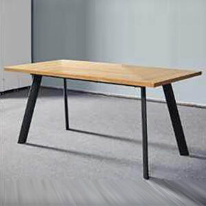 Mesa Rectangular 160 x 80 cm Madera Natural