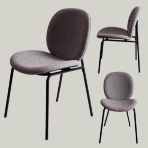 Silla Harry Gris Respaldo Red Pata