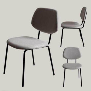 Silla Marcus Gris Pata Negra