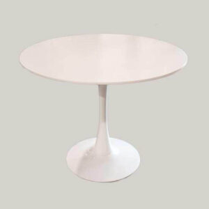 Mesa Saarinen Red Blanca 120 cm