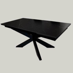 Mesa Simil Marmol Gris Extensible 180/260 x 90 cm